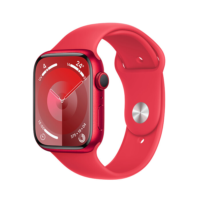 Apple Watch Series 9 GPS Aluminium (PRODUCT)RED Sport Band M/L 45 mm