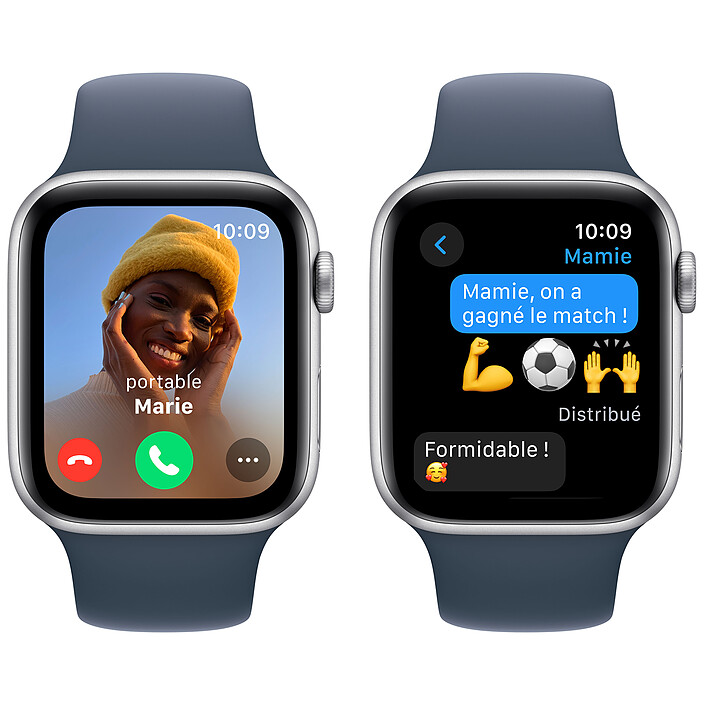 Acquista Apple Watch SE GPS + Cellular (2023) Silver Aluminium Sport Band Storm Blue 44 mm - M/L