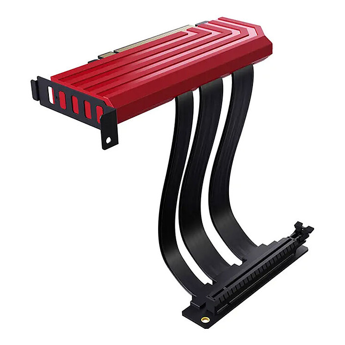 Hyte PCIE40 4.0 Cable Riser de Lujo - Rojo
