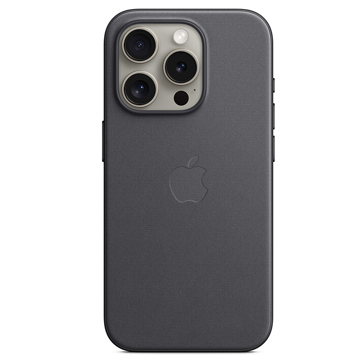 Apple FineWoven con MagSafe Negro Apple iPhone 15 Pro