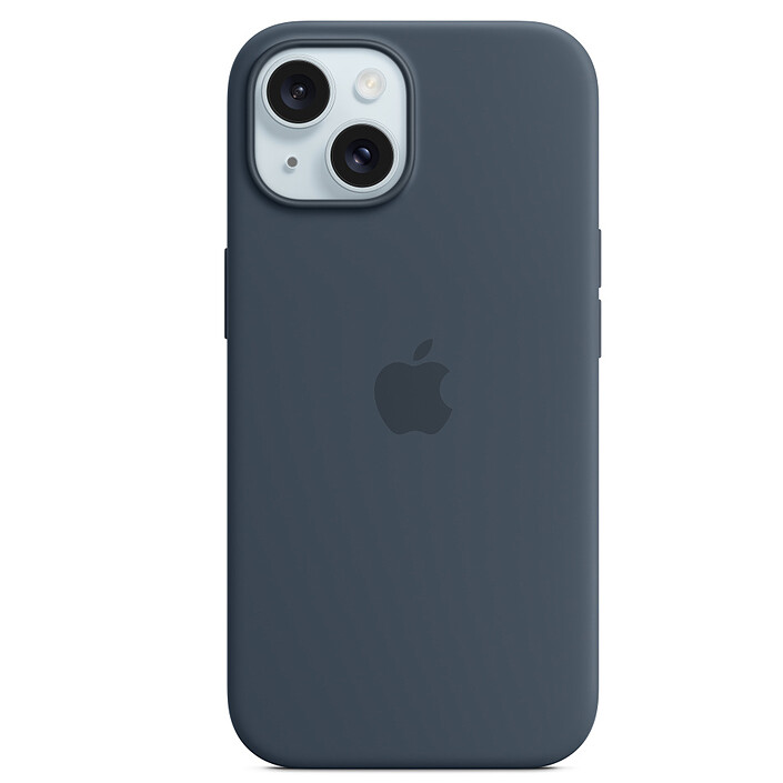 Apple Silicone Case with MagSafe Bleu Orage Apple iPhone 15