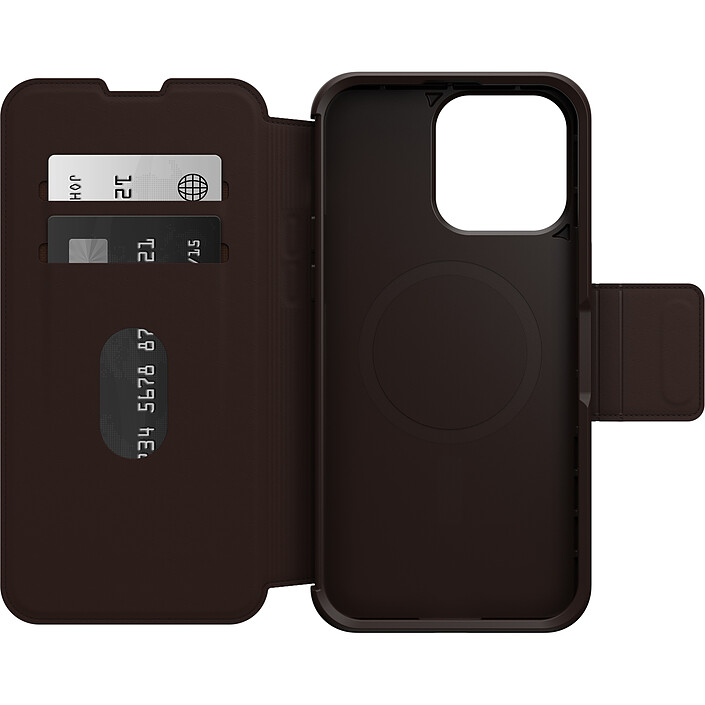 Avis OtterBox Strada MagSafe Marron iPhone 15 Pro Max