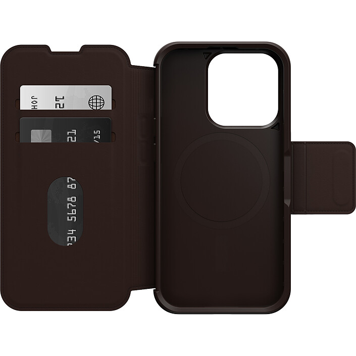 Avis OtterBox Strada MagSafe Marron iPhone 15 Pro