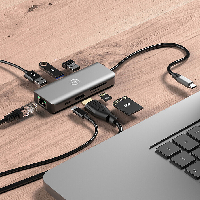 Mobility Lab USB-C Docking 8-in-1 pas cher