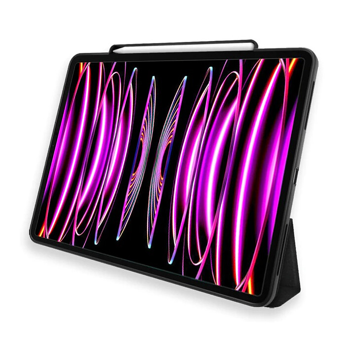 cheap QDOS Folio Muse Case for iPad Pro 12.9" - 2022 (6th gen) - Transparent Grey