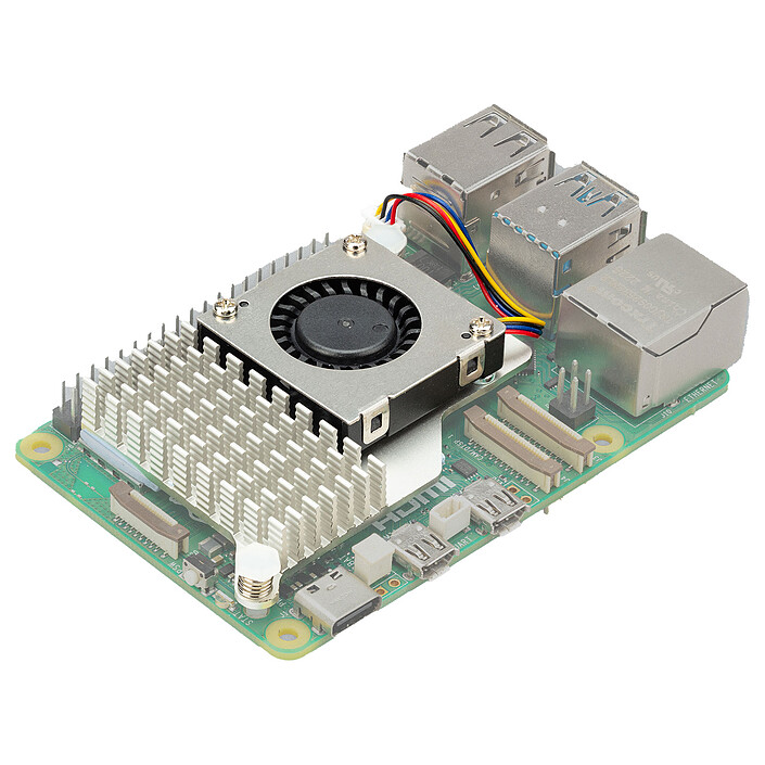 Ventilador disipador para Raspberry Pi 5