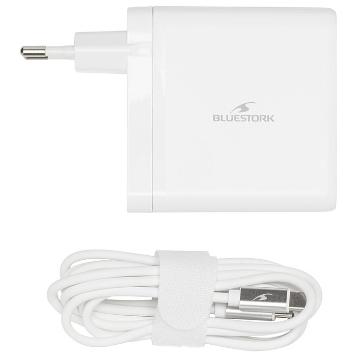 Bluestork Chargeur USB-C 65W Blanc pas cher