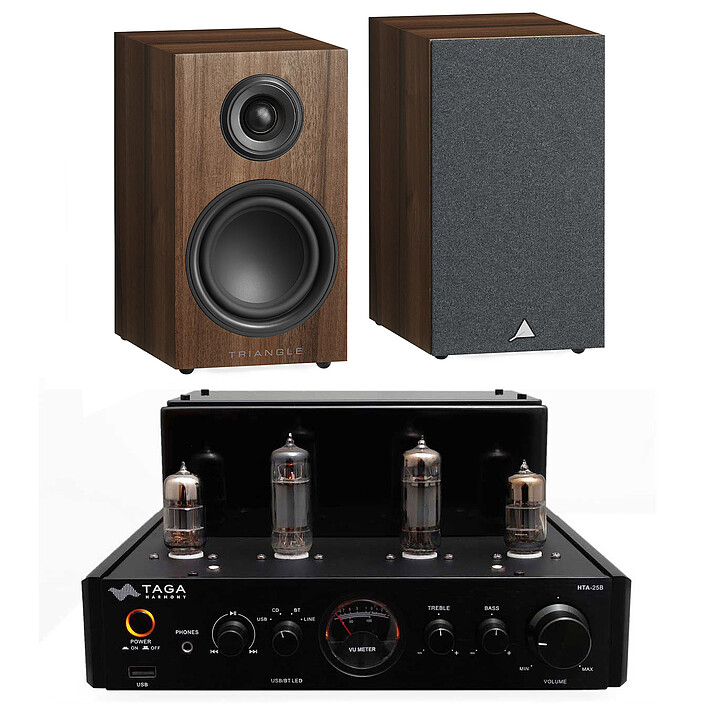 Taga Harmony HTA-25B Black + Elara LN01 Chestnut Triangle