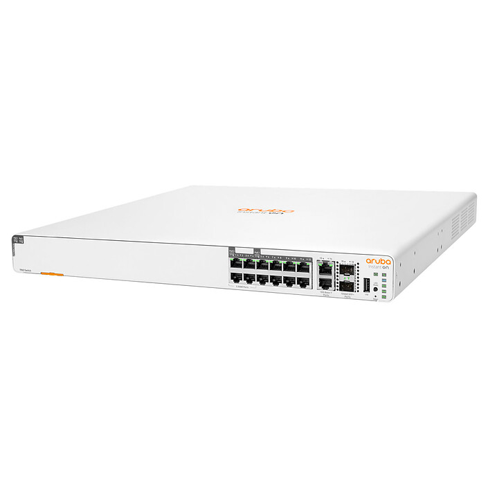 HPE Networking Instant On 1960 8p 1G Clase 4 4p SR1G/2.5G Clase 6 PoE 2p 10GBASE-T 2p SFP+ 480W (S0F35A)