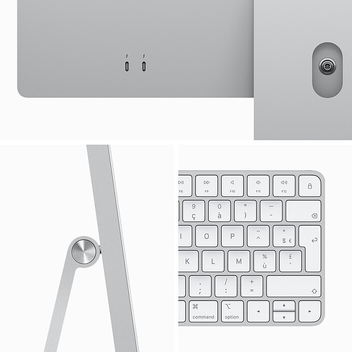 Avis Apple iMac M3 (2023) 24" 8 Go 256 Go Argent (MQR93FN/A)