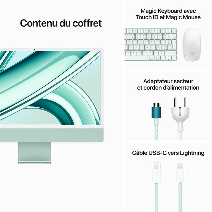 cheap Apple iMac M3 (2023) 24" 16GB 512GB Green (MQRN3FN/A-16GB-512GB)