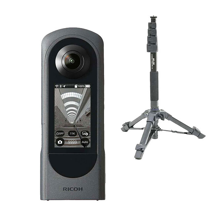 Ricoh Theta X (2023) + Trépied Standpod PC-5