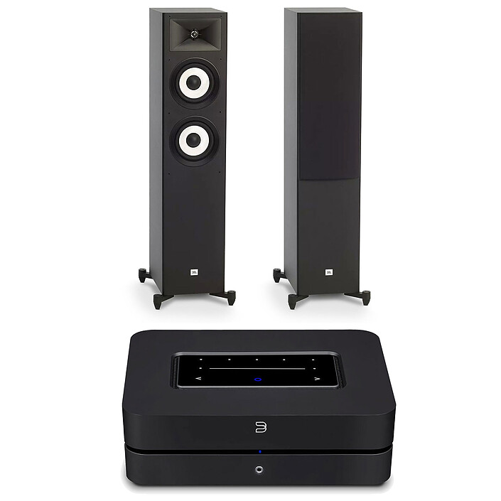 Bluesound Powernode 2021 Noir + JBL Stage A180 Noir
