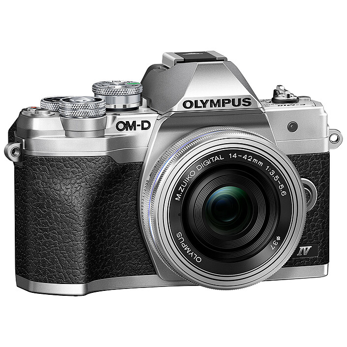 OM System E-M10 Mark IV Argent + 14-42mm + 40-150mm Argent