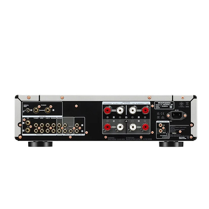Avis Marantz MODEL 50 Argent/Or