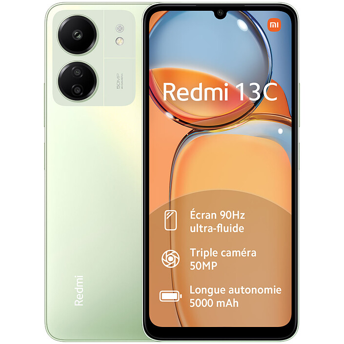 Xiaomi Redmi 13C Vert (4 Go / 128 Go) · Reconditionné