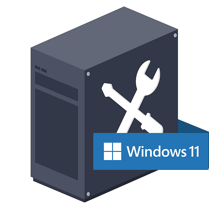 Assemblaggio del PC con Windows 11 Family