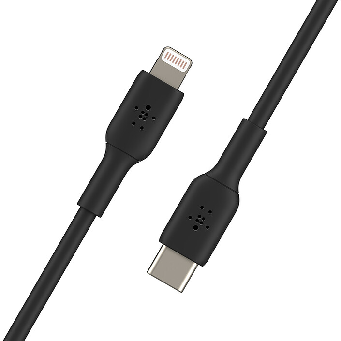 Avis Belkin Boost Charge USB-C vers Lightning 60 W (Noir) - 2 m