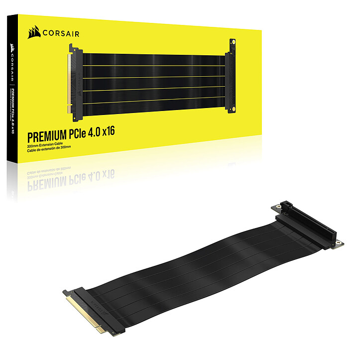 Opiniones sobre Cable de extensión Corsair Premium PCIe 4.0 x16 - 300 mm