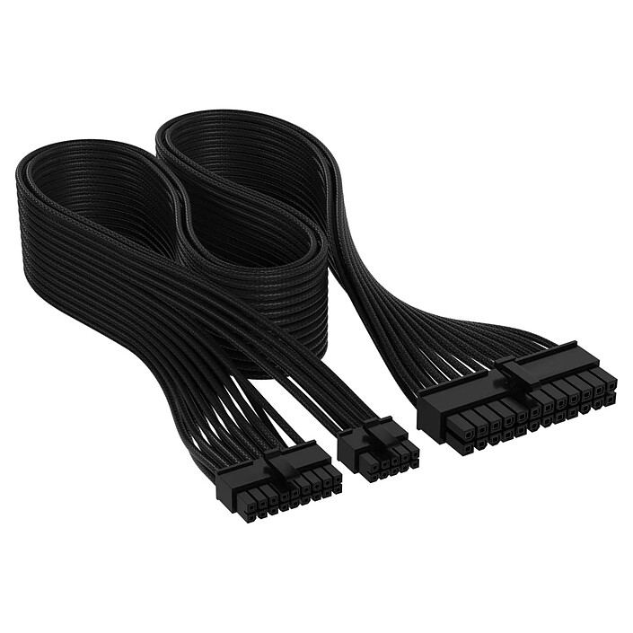 Cable de alimentación premium Corsair de 24 patillas ATX Tipo 5 Gen 5 - Negro