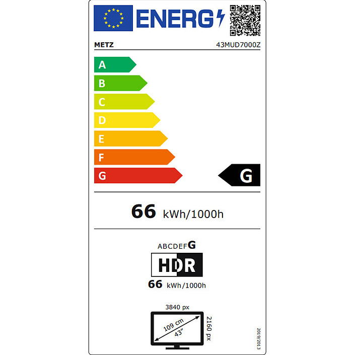 Metz 43MUD7000Z pas cher