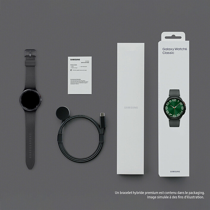 Samsung Galaxy Watch6 Classic 4G (47 mm / Noir) pas cher