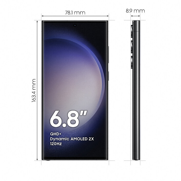 Avis Samsung Galaxy S23 Ultra SM-S918B Noir (12 Go / 512 Go) · Reconditionné