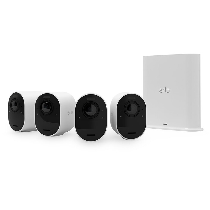 Sistema di sicurezza Arlo Ultra 2 Kit di 4 telecamere - Bianco (VMS5440)