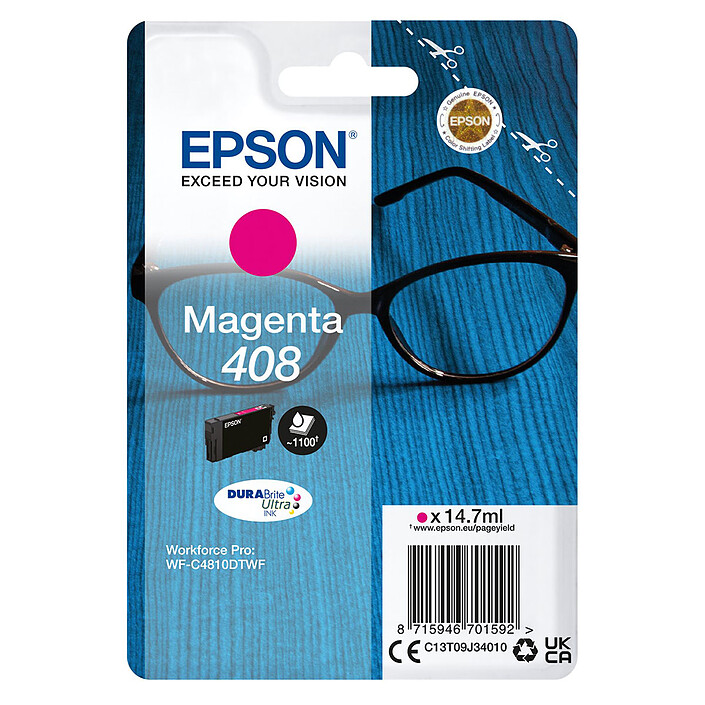 Epson Singlepack Lunettes 408 Magenta