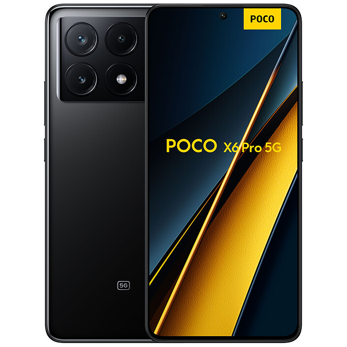 POCO X6 Pro 5G 8/256 ブラック Xiaomi Poco X6 Pro 5G Black (8 GB / 256 GB) - Mobile phone
