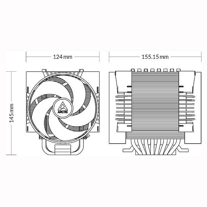Arctic Freezer 4U-M  pas cher