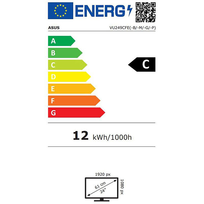 ASUS 23,8" LED - VU249CFE-B economico