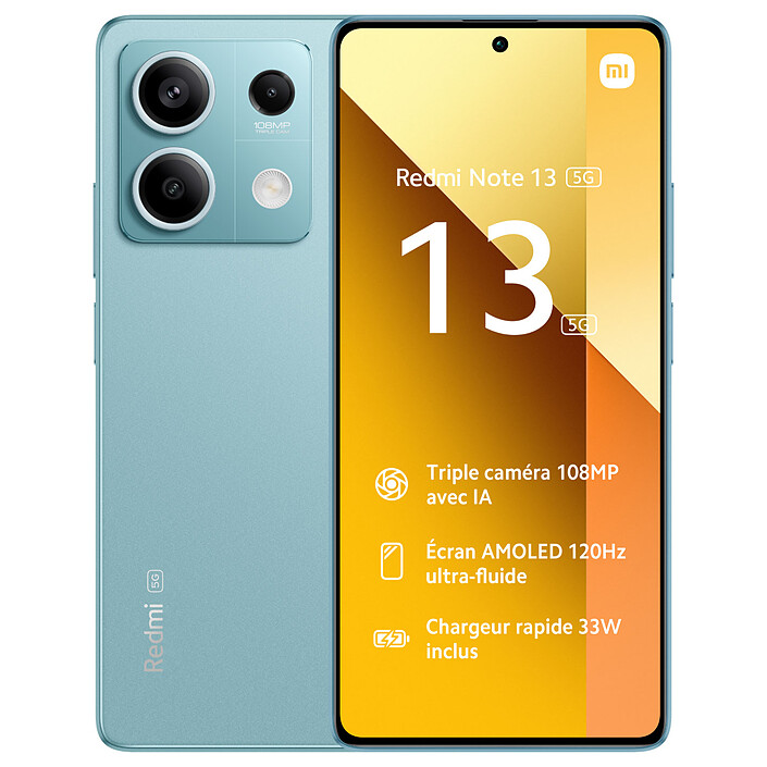 Xiaomi Redmi Note 13 5G Bleu (8 Go / 256 Go)