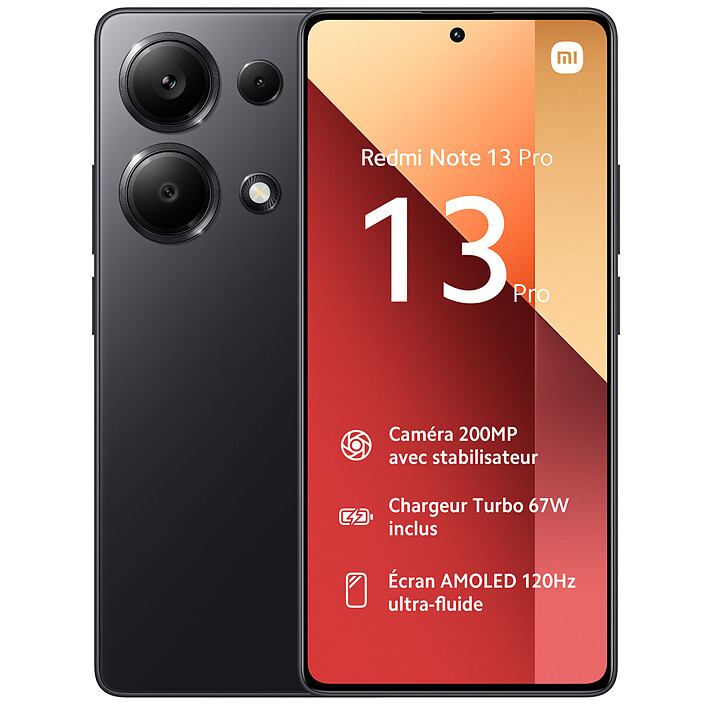 Xiaomi Redmi Note 13 pro 4G 6gb/128gb 黒 Xiaomi Redmi Note 13 Pro 4G Black (12GB / 512GB) - Mobile phone