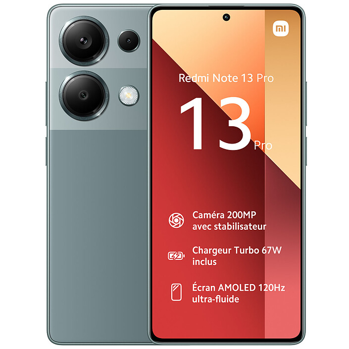 Xiaomi Redmi Note 13 Pro 4G Green (12GB / 512GB) - Mobile phone