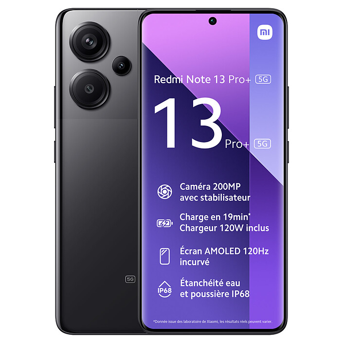 Xiaomi Redmi Note 13 Pro+ 5G Black (12GB / 512GB) - Mobile