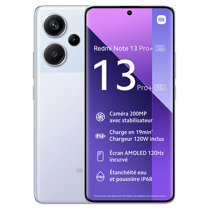 【新品】 Redmi Note 13 Pro+ 5G パープル 8+256GB Xiaomi Redmi Note 13 Pro+ 5G Violet (8GB / 256GB) - Mobile phone