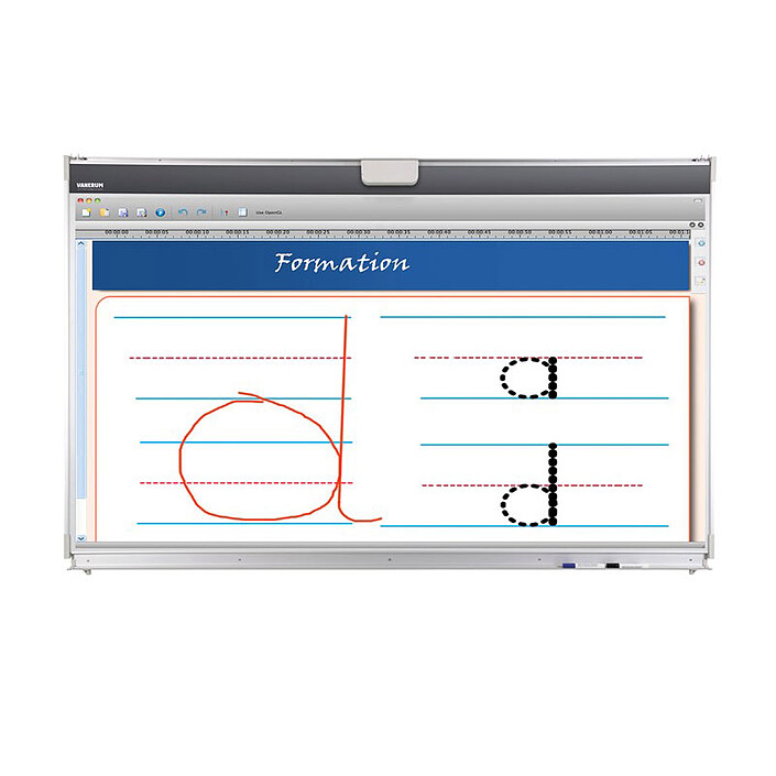 Acheter Vanerum Basic+ Tableau 130 x 200 cm - émail blanc feutre