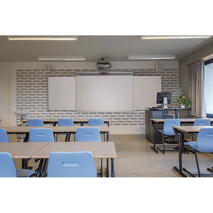 Comprar Tríptico Vanerum Basic+ 130 x 200 cm - fieltro esmaltado blanco