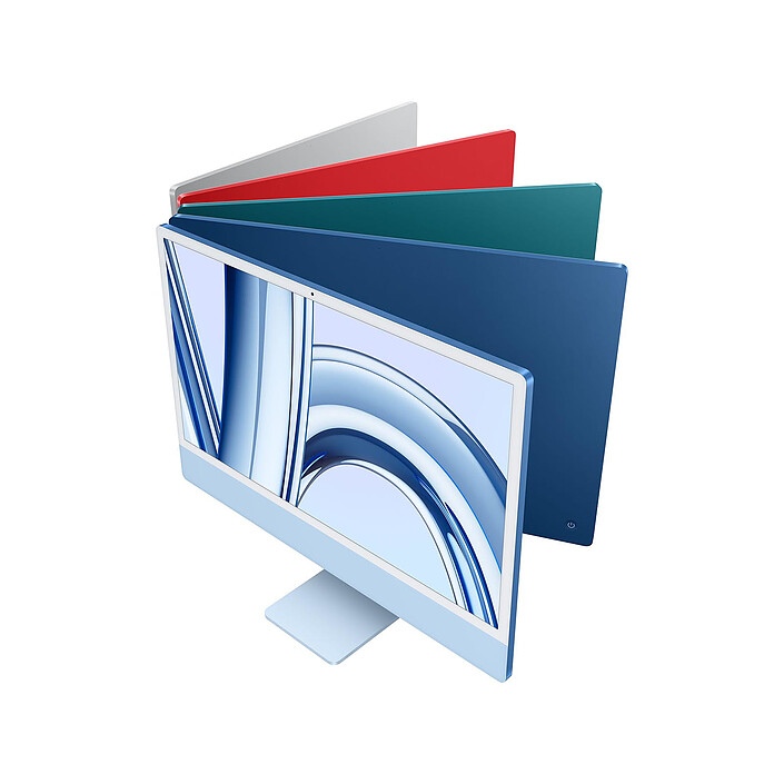 Acheter Apple iMac M3 (2023) 24" 8 Go 256 Go Argent (MQR93FN/A-MKPN-MM-MTP-LAN)