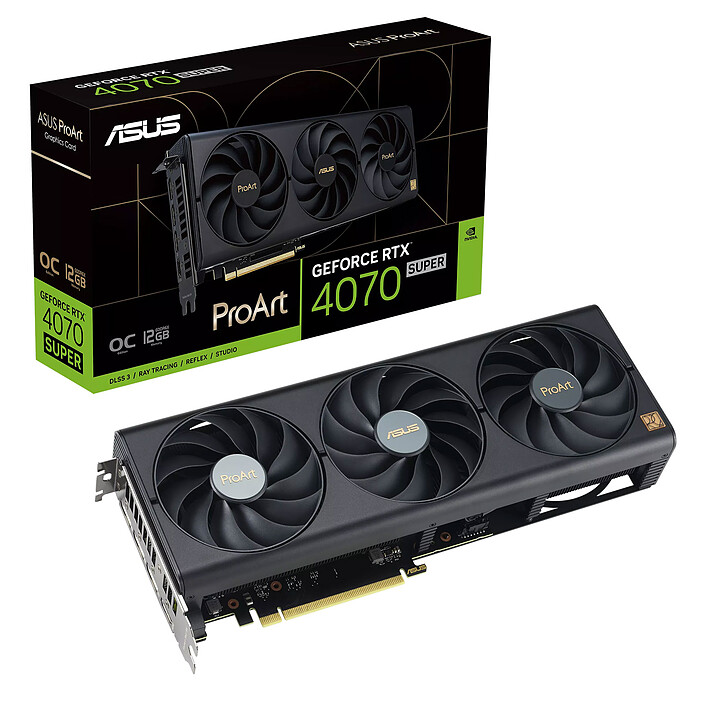 ASUS ProArt GeForce RTX 4070 SUPER OC Edition 12GB 