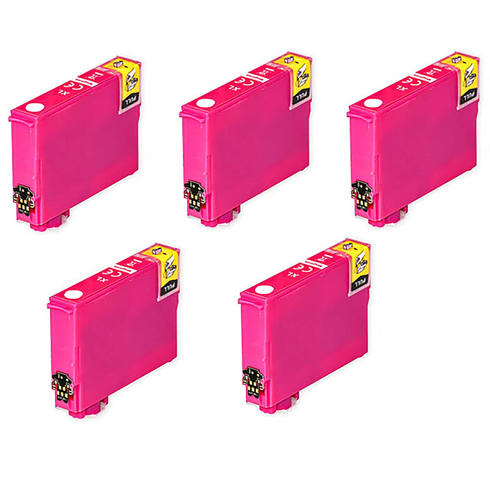 Lot de 5 cartouches compatibles Epson 603XL Étoile de mer (5x magenta)