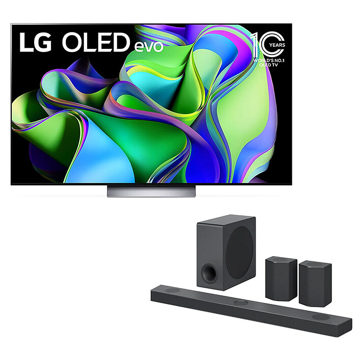 LG OLED77C3 + S95QR