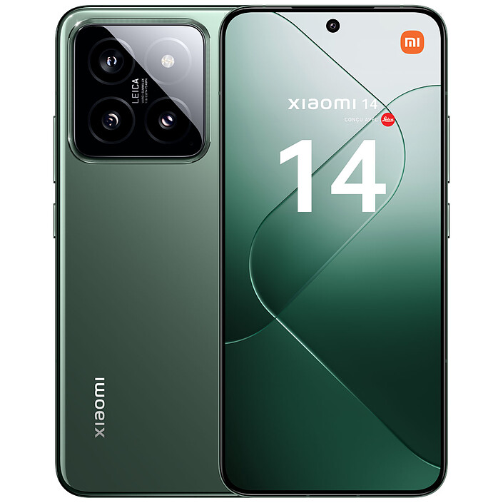 Xiaomi 14 Conçu avec Leica Vert (12 Go / 512 Go) · Reconditionné