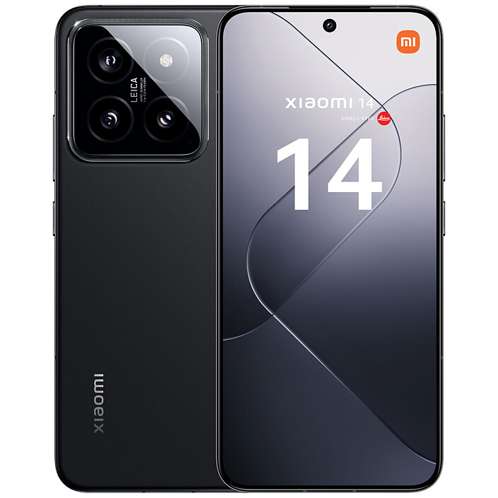 Xiaomi 14 Conçu avec Leica Noir (12 Go / 512 Go) · Reconditionné