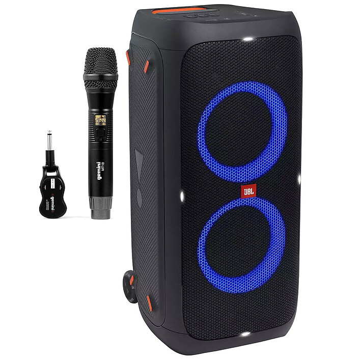 JBL PartyBox 310 + Gemini GMU-M100 Black