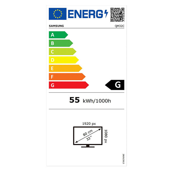 Samsung 32" LED QM32C pas cher