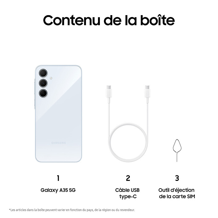 Samsung Galaxy A35 5G Bleu (6 Go / 128 Go) · Reconditionné pas cher