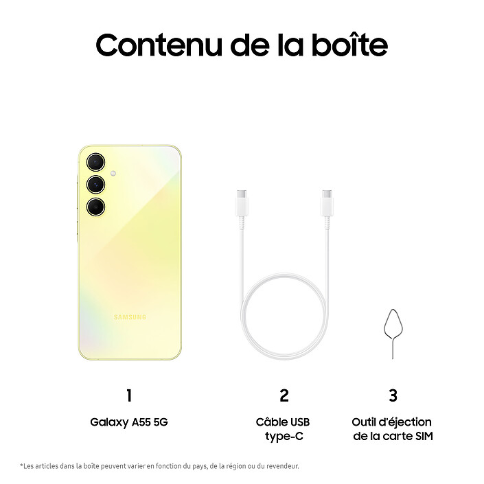 Samsung Galaxy A55 5G Lime (8 Go / 256 Go) pas cher