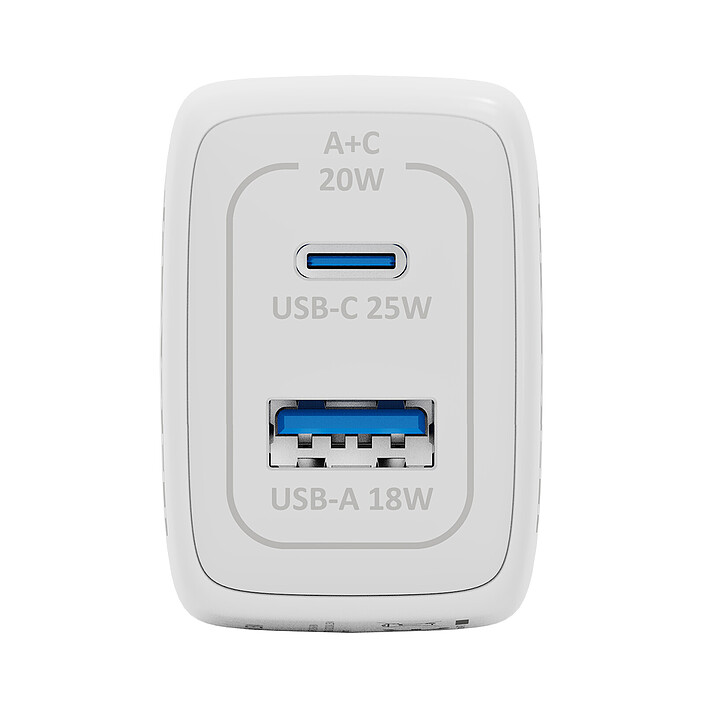 Avis INOVU Lot de 5x Chargeurs Secteur USB-C 25 W Power Delivery